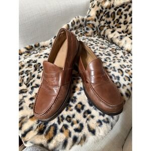 Cole Haan Men's Leather Loafers Sz 10 Brown Ex Condition